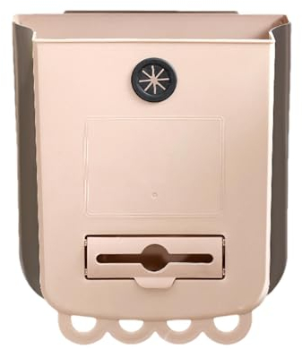 Weppduk Cubo Basura Reciclaje - Papelera Triple De Cocina | Cubo De Basura | Papelera Metal | Cuelgue El Contenedor De Basura Para Gabinete, Automóvil, Dormitorio Y Baño.