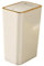 F Fityle Poubelle de cuisine avec couvercle à pression, Design élégant, poubelle mince pour salle de bain, 12L
