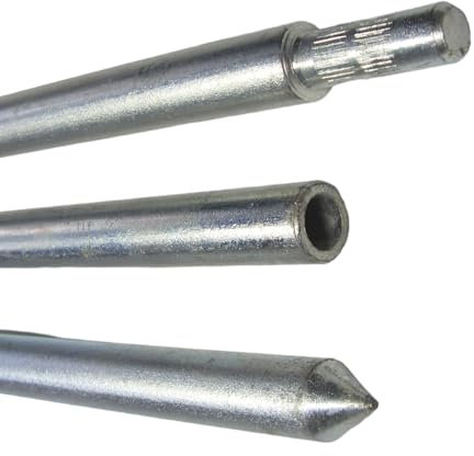 Tiefenerder Erder Erdung feuerverzinkt SET Ø16 3000mm 3,0 3m 2x1500mm