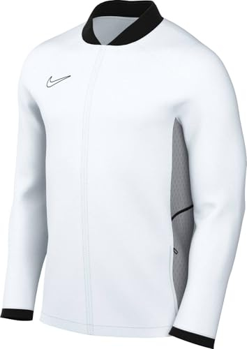 Nike Herren Dri-FIT Academy 25 Track Fußballjacke, White/Black/Wolf Grey/Black, L