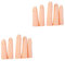 FRCOLOR 2sets Nail Tech Essentials Kit Realistic Fake Fingers for Nail Art Practice Portable Easy to Use Safe Durable Perfect for Beginners Artists 5pcs*2