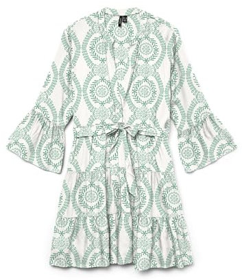 VERO MODA Vmmelba 3/4 Short Belt Dress WVN Ga Noos