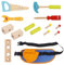 Andux Kids Tool Belt Set Pretend Play Belt für Werkzeuge Werkzeuge BAU Rolle Spielen Set WXGJB-01 ABC-A003
