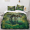 Zbeiba Dinosaurier Bettwäsche 135x200cm Bettbezug Set Kinderbettwäsche,Bettbezug und 2 Kissenbezug 80x80cm 3 teilig,#3,3D Drucken Bettbezug Mit Reißverschluss