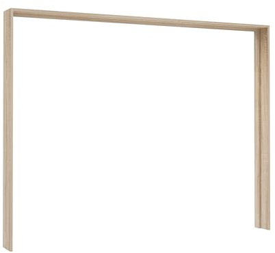 Passepartout >PASSEPARTOUTS< PASSEPARTOUTS in Sonoma Eiche, modern & robust: 279,4x214,4x23,8 cm, Folie finish, ABS-/Papierkanten, Spanplatte, zerlegt geliefert – passend für Kleiderschränke!
