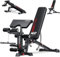 Keppi Hantelbank Verstellbar, mit 600 kg Kapazität, Schwerlast Verstellbar für das Heimtraining Schrägbank, Predigerpad und Neigungs/Abwärts/Flachverstellung Trainingsbank - Bench3000 Max