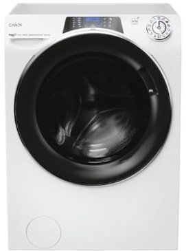 Candy Lavatrice Rapidò PRO RP4146BWMBC/1-S, 14 kg, 1400 giri/min, Classe A, Inverter, 15+1 programmi, Connettività e contenuti aggiuntivi (Wi-Fi + BLE), L x P x A (cm) 60x67x85