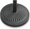 PURPLE LEAF Pied de Parasol Carré 55L x 55l x 11H cm avec Roues, Socle Lestage Parasol 70 kg pour Parasol de Jardin et Balcon, Dalle pour Parasol Remplissable avec Eau et Sable, Noir