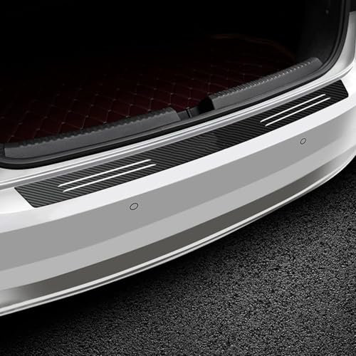 Auto Kohlefaser Ladekantenschutz Aufkleber für VW T5 I 2009-2015, Stoßstangenschutz Kratzschutz Lackschutzfolie Starke Klebrigkeit,B