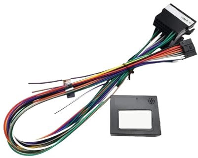 Adaptateur de faisceau de câbles ISO, décodeur de bus CAN, Compatible Pour Renault Megane MK2, Clio 3, Scenic 2, Master MK3, câble Android 16 broches(Cable)