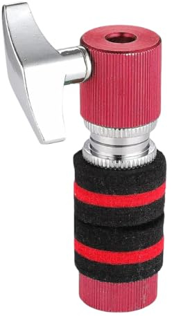 Suoumwa Hi-Hut Clutch für Jazz-Drum Cymbals Stand Post für Percussion Accessoires Anti-Rust Metal Red