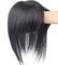 Haarteil aus menschlichem Haar, lockig, gewellt, natürlicher Look, Toupee, inklusive Ersatzklammer, unsichtbar, für Frauen mit dünner werdendem oder weißem Haar, 13 x 13 cm