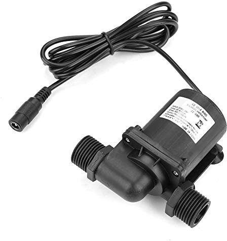 24V Pompe à Eau Submersible de Tête Hydraulique Élevée, DC Mini Pompe à Eau de Poussée sans Brosse pour le Chauffe-eau