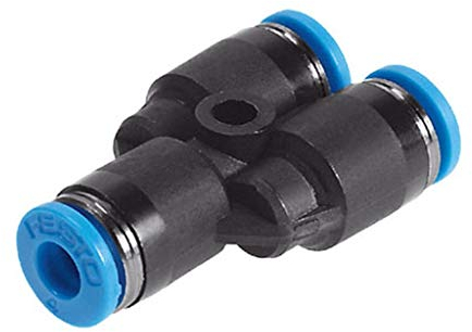 QSY-12-10 Tee fitting reductive, plug-in -95÷6bar Mat polymer FESTO