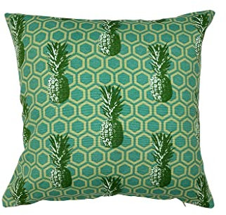 Kissenbezug Ananas, Dschungel Grün 40x40cm, Kissenhülle, Zierkissen