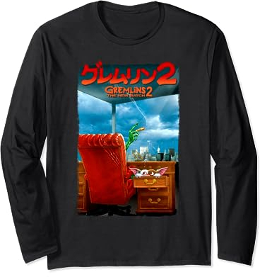Gremlins 2 G2 Kanji Poster Langarmshirt