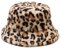 Umeepar Kunstpelz Fischerhut Flauschige Warme Hut Wintermütze for Damen(Leopardenmuster Beige)