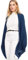 Marine Cashmere - Stola aus Kaschmir-Mischung für Damen, zartes und weiches Kaschmirgarn, MADE IN ITALY (Blau)