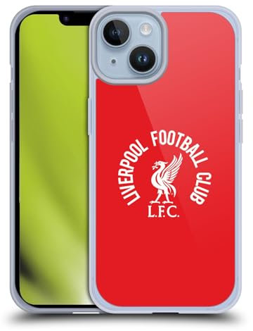 Head Case Designs Offizielle Liverpool Football Club LFC Weiss Und Rot Liver Bird Gelhülle [Militärischer Schutzgrad] Kompatibel Mit Apple iPhone 14 Und Kompatibel Mit MagSafe