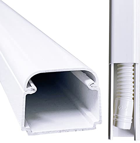 Kanal T 35 - Opt, 2000x32x28mm LxBxH, Geignet für Kondensatschlauch, Klimaanlage, Wärmepumpe, HDMI-Kabel, Netzwerk-Kabel