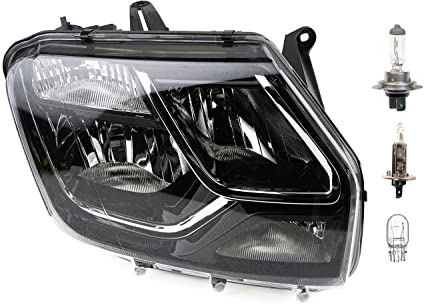 Johns, Scheinwerfer Halogen rechts passend für Dacia Duster m Blinker mit Leuchtmitteln