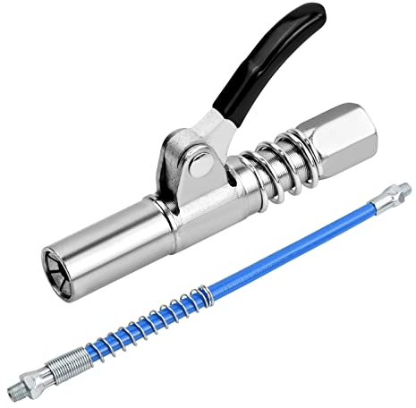 FESSOSKO Fettpresse Mundstück Coupler für Fettpresse Stark Fettpresse Adapter mit 30 cm Schlauch Fettpresse Kupplung Mundstück für M6-M14-Ausstattung