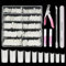 Capsules Ongles, Venares 500 Pièces Faux Ongles Français Acrylique Artificiel Capsules Ongles avec Colle, Limes à Ongles, Coutellerie Ongles, Pousse-cuticules, Kit Capsule Ongle Gel (Naturel)