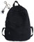 THUCHENYUC Y2K Rucksack, Vintage Canvas Rucksack Für Frauen Große Kapazität Schulrucksack Für Teens Student Bookbag Mit Schlüsselanhänger (Color : Black)
