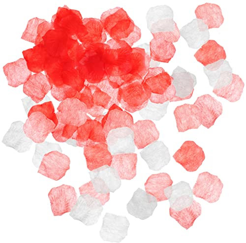 Artibetter 2000 Stücke Künstliche Rosenblätter Künstliche Rosenblüten Künstliche Rosenblüten Blütenblätter für romantische Szenen Hochzeit Parteien Jubiläum Gunsten