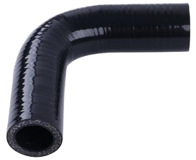 OHOB-COOL Tubo flessibile accoppiatore in silicone a gomito a 90 gradi, ID 1 (25 mm), 4 strati, turbo rinforzato/intercooler/tubazioni di aspirazione/tubi industriali