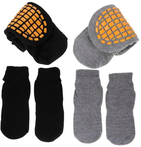 CORHAD 4paare Yoga Socken Für Männer Atmungsaktive Und Rutschfeste Trainingssocken Für Sport Fitness Und Freizeitaktivitäten
