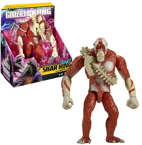 Godzilla x Kong: The New Empire, 11-Inch Giant Skar King Action Figure Toy, Iconic Collectable Movie Character, Limited Edition Packaging Inspired by Hollow Earth Landscape, Suitable for Ages 4 Years+