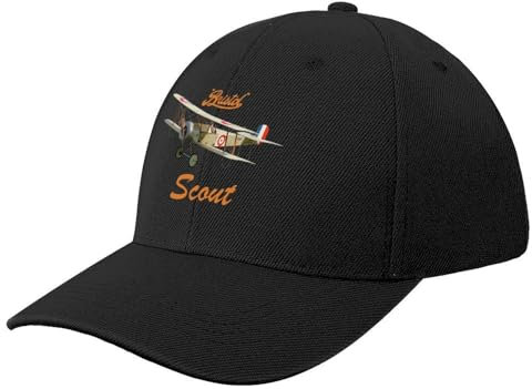 CIZIEOE Baseballmütze Basecap Bristol Scout WW1 schnelle Aufklärung Baseball Cap Ball Cap Sonnenkappe Bommelmütze für Damen und Herren