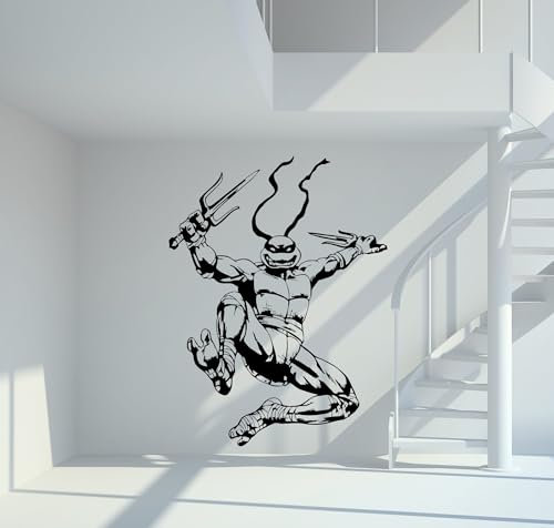 mein-motiv.com Wandtattoo Ninja Turtles Raphael Größe XL - ca. 150cm x 111cm