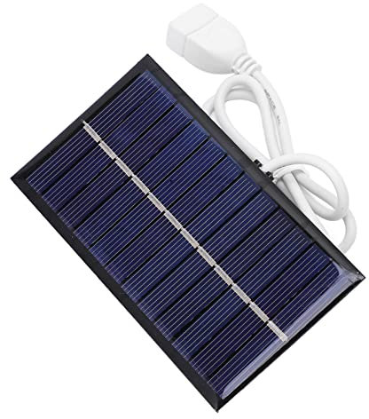Solarpanel, Solarpanel-Kit Polysilizium 1 W 6 V Solarpanel mit Geringem Gewicht für die Heimbeleuchtung