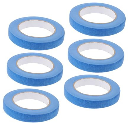 AUTSUPPL Klebeband Krepp Malerkrepp Blaues Malerklebeband Abdeckband Für Wand Und Autolackierungen 25mm x 20m Ideal Zum Malen Und Renovieren Professionelles Malerband Abklebeband