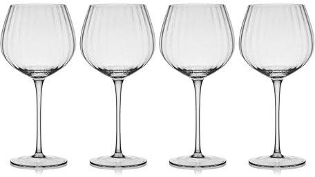 Mikasa Optic Set of 4 Red Wine Glasses, 19 Ounce