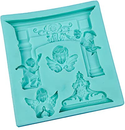 Molde de silicona 3D pequeño con forma de bebé para galletas, galletas, chocolate, fondant, herramientas de decoración de pasteles