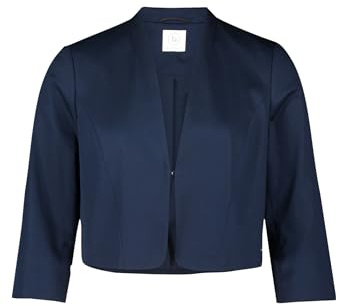 Betty & Co Damen Bolero-Jacke unifarben 44, Dunkelblau