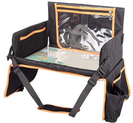 Bandeja Coche para Niños Organizador De Escritorio Soporte para Tableta Y | Bandeja Viaje Asiento Coche Infantil Asiento Coche Mesa Escritorio Organizador Snack Portátil Niño Bebé