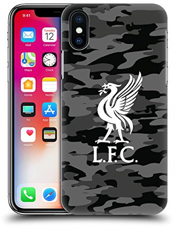 Head Case Designs Officially Licensed Liverpool Football Club Away Colourways Liver Bird Camou Hard Back Case Compatible With Apple iPhone X/iPhone XS