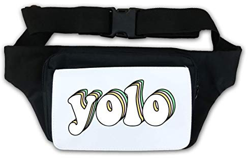 Yolo Rainbow Styled You Only Live Once Waist Bag