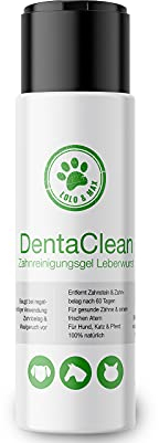 Lolo & Max - DentaClean – Zahnreinigungsgel für Tiere, Hunde & Katzen mit Leberwurstgeschmack, Mittel gegen Zahnstein, Zahnbelag, Maulgeruch - 130 ml
