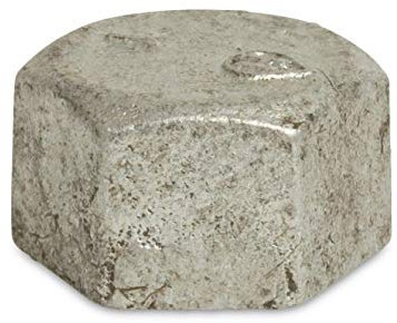 Gewindefitting Temperguss Kappe Hexagon 1 IG