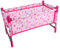 Baoblaze Baby Kleinkind SpielzeugSpielzeugpuppe Schaukelstuhl/Krippe/Hochstuhl/Schaukel Möbel Spielzeug für Neugeborenes Baby SpielzeugSpielzeugpuppe Zubehör, Krippe