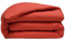 Housse de Couette 240x260 en Lin Lavé Rouge - Linge de lit Housse de Couette Premium 100 % Lin Lavé