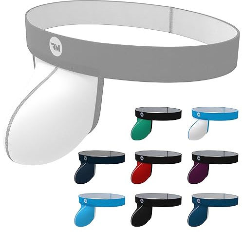 Real Men Lift Pouch Jock Strap – Vasektomie Unterwäsche – Athletic Supporter, Weiß mit Grauer Naht, Medium