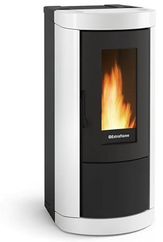 Nordica extraflame holzpelletofen 8kw weiß miettaevoblanc