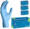 ARNOMED Gants jetables bleu, 200 pièces/boîte, gants nitrile taille M, non poudrés & sans latex, gants jetables, gants disponibles en tailles S, M, L & XL