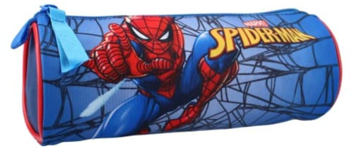 mybagstory - Federmäppchen - Spider Man - Kinder - Grundschule - Kindergarten - Kindergarten - Kindergartenmäppchen - Größe 21 cm, Blau, S